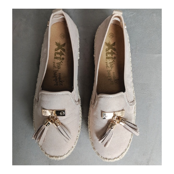 xti Shoes - Xti blush pink tassel espadrille flats